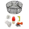 KUFA Vinyl Coated Round Crab Trap & Accessory Kit (100'