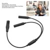 Aviation Headset Adapter GA Dual Plug to Airbus 5 Pin