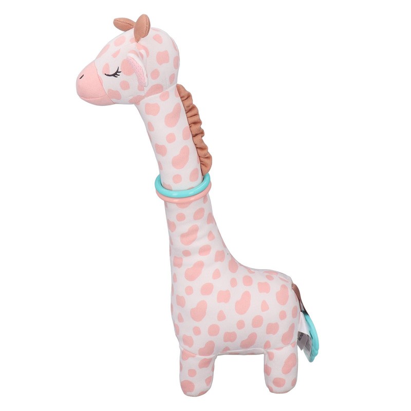 Plush Giraffe Teether Toy Fun Teether Design Cute Infant Plush