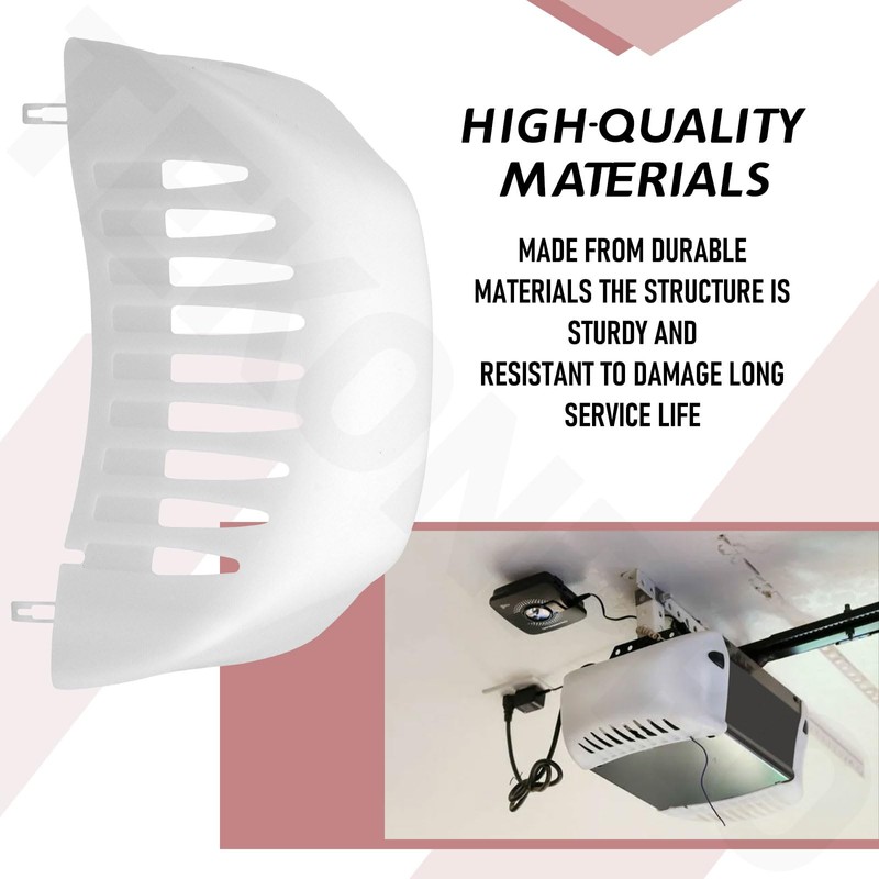 2 Pcs 108D79 Garage Door Opener Light Lens Cover for