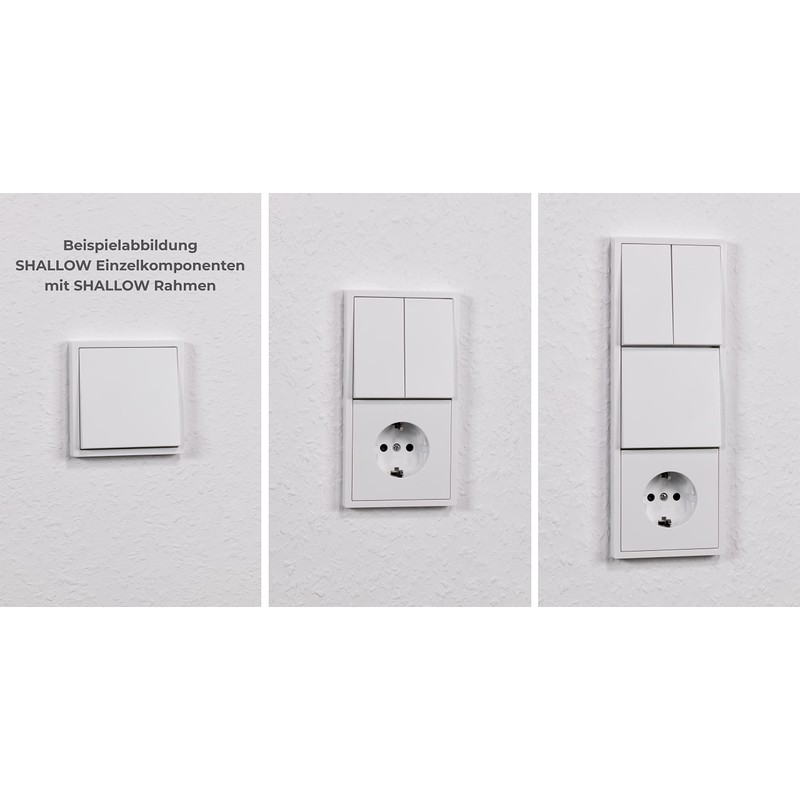 MC POWER - Socket and Switch Set | SHALLOW |