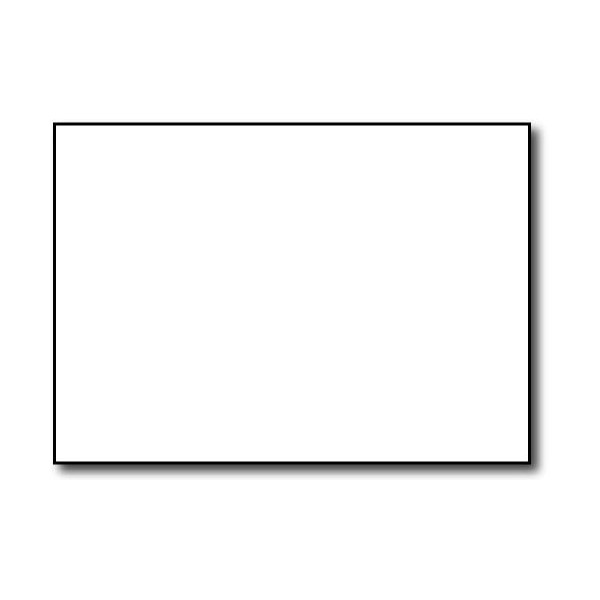 Heavyweight 80lb White 5" X 7" Cards/Invitations/Cardstock Sheets - 100 Pieces