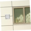 Tofficu Stainless Steel Round Wall Vent Cover with Adjustable Louvers