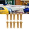 50Pcs Round Hex Socket Screw Copper Fastener Hardware Tools Industrial