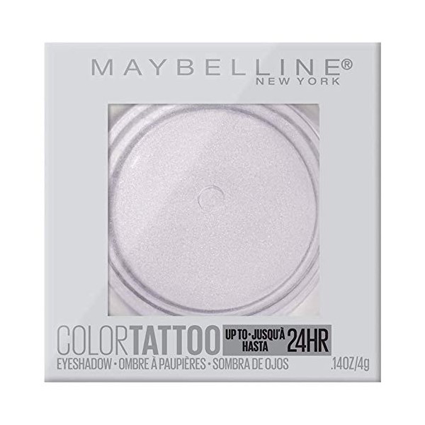 Maybelline New York Color Tattooup to 24HR Longwear Waterproof Fade Resistant Crease Resistant Blendable Cream Eyeshadow Pots Makeup, Chill Girl, 0.14 oz.