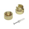 smartect Aluminium Wall and Ceiling Pins for Textile Cable [Pack