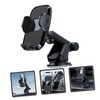 TEHAUX Car Phone Mount with Suction Cup Air Vent Clip