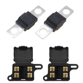 Be In Your Mind 2-Way MIDI Fuse Holder Max. 150 A 32 V DC Holder for 2 Fuses Car Boat Motorhome Vehicle Data Centre Electronics Pack of 2