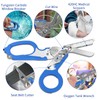 Awaiymi 6 in 1 Multifunctional Folding Scissors with Compatible Holster,