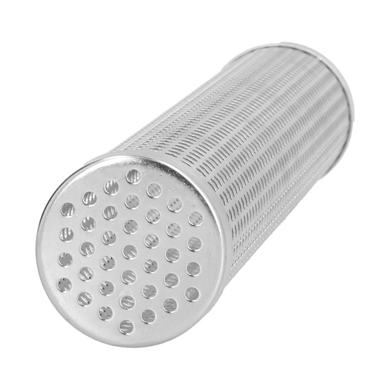 Smoker Box Cylindrical Detachable Large Capacity Fruit Wood BBQ Pellet