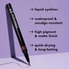 e.l.f. H2O Proof Eyeliner Pen, Felt Tip, Waterproof Liquid Formula,
