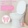 Wonderjune 2 Pack Toilet Bolt Caps Decorative Coquette Pink Bow