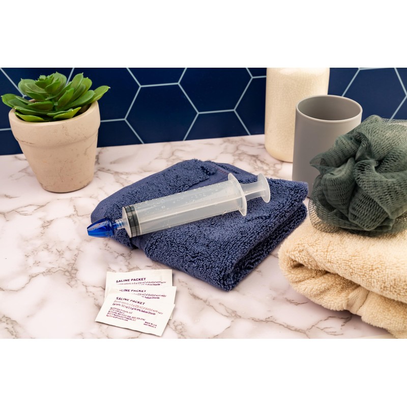 EZY DOSE Sinus and Allergy Relief Syringe, Nose Rinse Kit