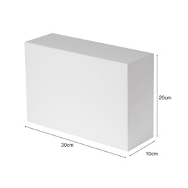 Crafare 1Pack Craft Foam Blocks 12X8X4in Polystyrene Foam Bricks Square for Arts School Projects Sculptures Floral Arrangements Modeling and Centerpieces