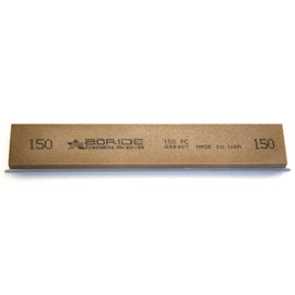Boride PC Series 6" x 1" x 0.25" Sharpening Stone with Aluminum Mounting for Edge Pro 600 Grit
