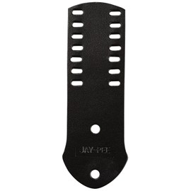 Jay-Pee Police Citation Bar and Badge Holder Seven Bars Genuine Leather Black