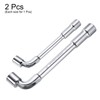 HARFINGTON 2pcs L Shaped Angled Hex Socket Wrench 10mm 11mm