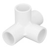10Pcs 4 Way PVC Elbow Pipe Connector Furniture Kit for