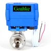 Motorized Ball Valve 1", Standard Port, Stainless Steel Ball Valve,