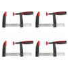 VMTW F style easy open and close steel bar clamp