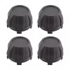 NO 4Pcs Black Wheel Center Hub Cap For 11065-1341 Kawasaki