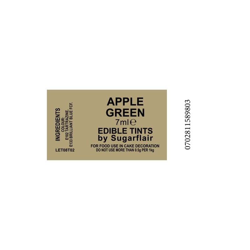 Sugarflair Blosom Tint Edible Dusting Powder - Apple Green