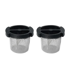 2 Pcs 6-504-00 Universal Wall Fitting and Quick Disconnect Filter Screen Replacement Compatible with Po laris Zodiac 280 380 360 180 165 65 Pool Cleaner, 9-100-9001/9-100-3008 UWF Connector Assembly