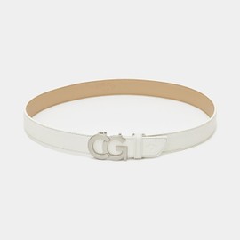 Callaway C25992101 Men's Continuous Classic Serration Belt (Stretchable) / Synthetic Leather Golf, 1030_white