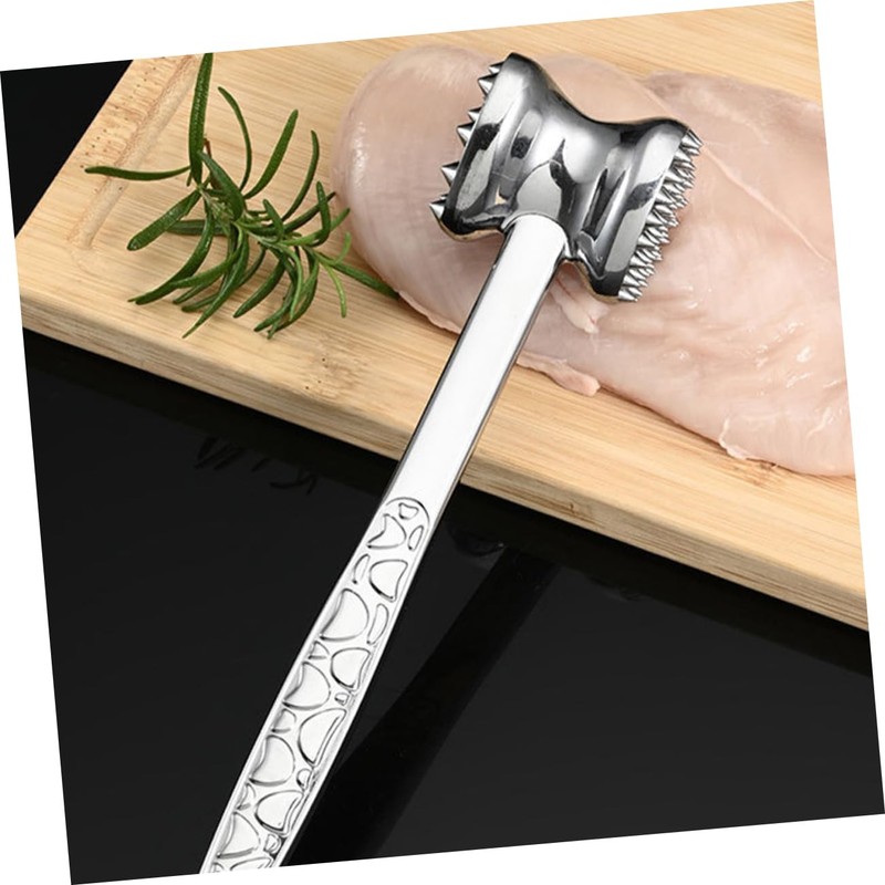 ABOOFAN Heart Shaped Multi-Use Meat Tenderizer Mallet Double-Sided Zinc Alloy