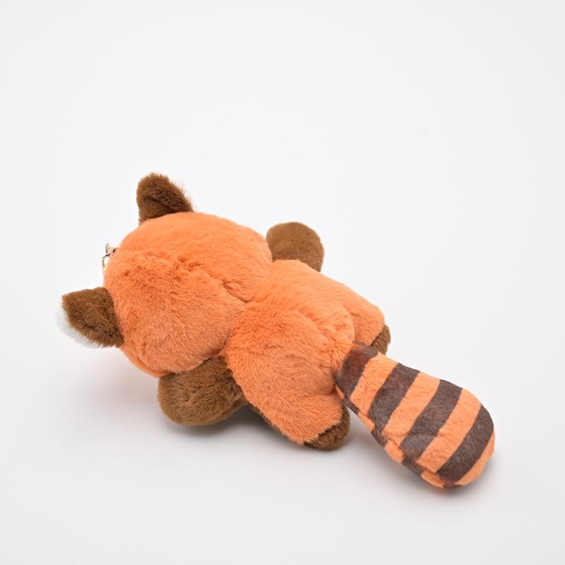 Kagaminodo Red Panda Keychain, Plush, Cute, Mini, Small Animals