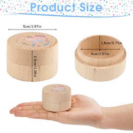 Moosono Milk Teeth Box for Boys Girls Tooth Box Milk Tooth Box Gift Ideas for Christening and Birthday Gifts for New Parents