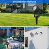 CREPOW Solar Spot Lights Outdoor, 4-in-1 Solar Landscape Spotlight Waterproof
