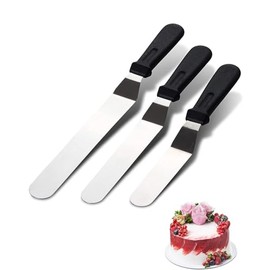 3 Piezas Espatulas Reposteria, Raspas Para Reposteria, Espatula, Espatulas, Adecuado Para La Decoración De Pasteles, Crema Para Pasteles, Galletas, Pasteles y Pasteles, Etc