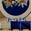 OurWarm 72Inch Christmas Tree Skirt, Extra Large Velvet Tree Base