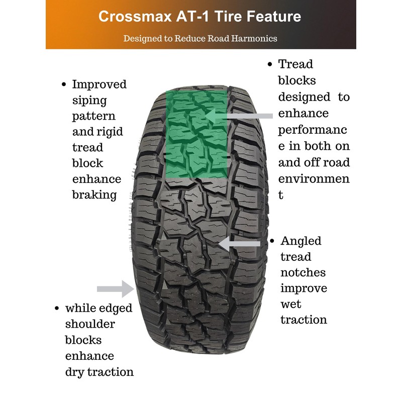 Crossmax AT-1 LT245/75R16-10 120/116S All Terrain Tire