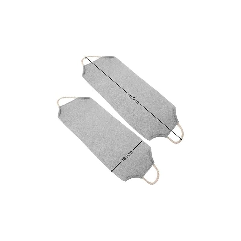 2 toallas exfoliantes extralargas, paño exfoliante de limpieza profunda, exfoliante