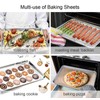 TeamFar Baking Sheet with Rack Set(1 Pan & 1 Tier