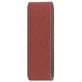 Bosch 2609256190 Sanding Belts for Belt Sanders 60 x 400 mm Grit Size 100 Pack of 3 Sheets Red