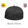 Flexfit Deer USA American Flag Fitted Flex Fit Hat Round