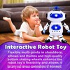 Toysery Electronic Walking Dancing Robot Toys With Music Lightening For