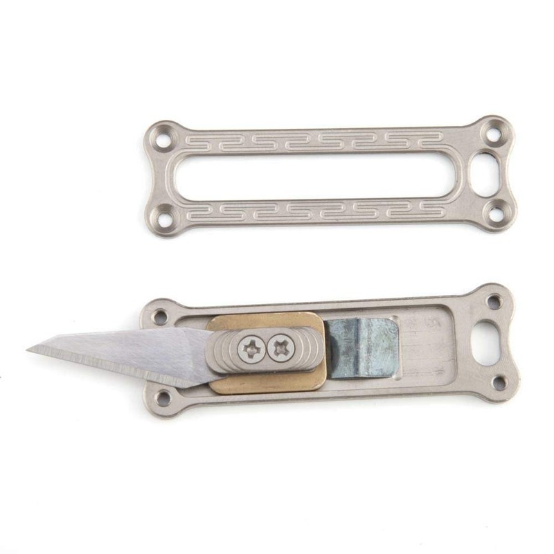 ILEAF Titanium Alloy daily Mini Pocket Utility Knife with Replaceable