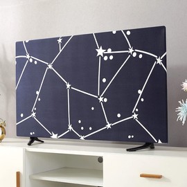 Jonscart Stretchable Dustproof Slipcover TV Screen Monitor Desktop Computer Dust Cover Protector Indoor Decor 22inch to 65inch (65inch,Starry Night)