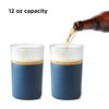 Rabbit Freezable Beer Glasses, Set of 2 Chilling Beer Glasses