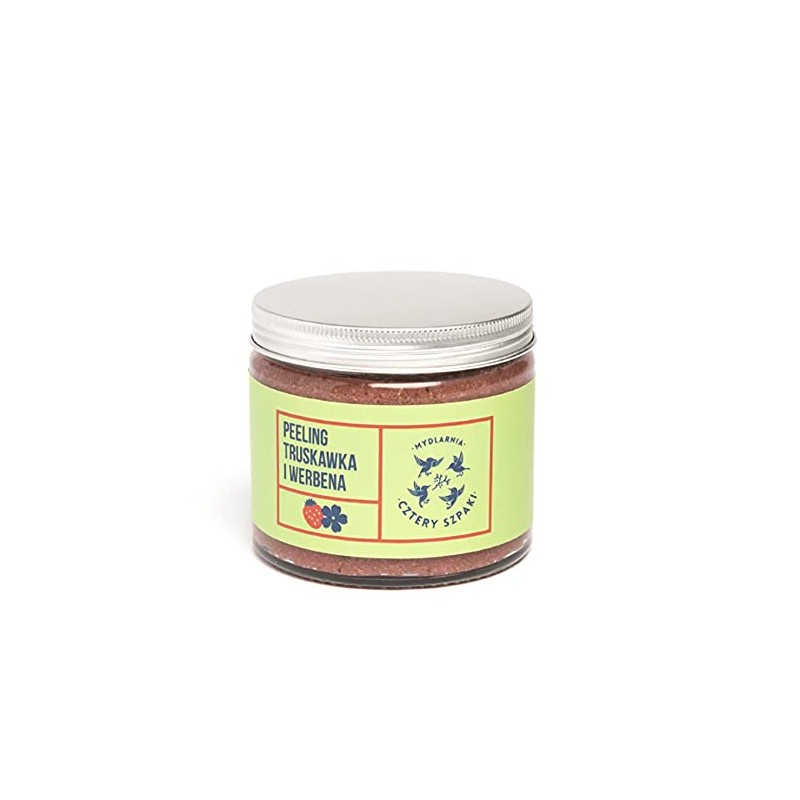 Cztery Szpaki Peeling Truskawka i Werbena 250 g