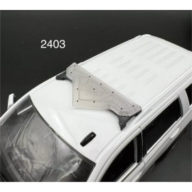 LED Ready Lightbar 1/24 25 27 LED Ready Federal Signal Valor Lightbar Police Sheriff Motormax SUV