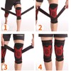 2Pcs Elastic Knee Compression Sleeve Breathable Sports Knee Brace for