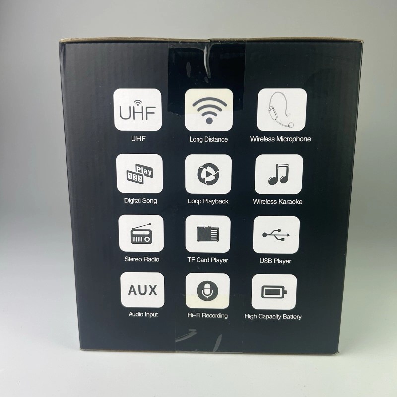 WINBRIDGE Portable PA Speaker Sound System with Bluetooth Headset Model