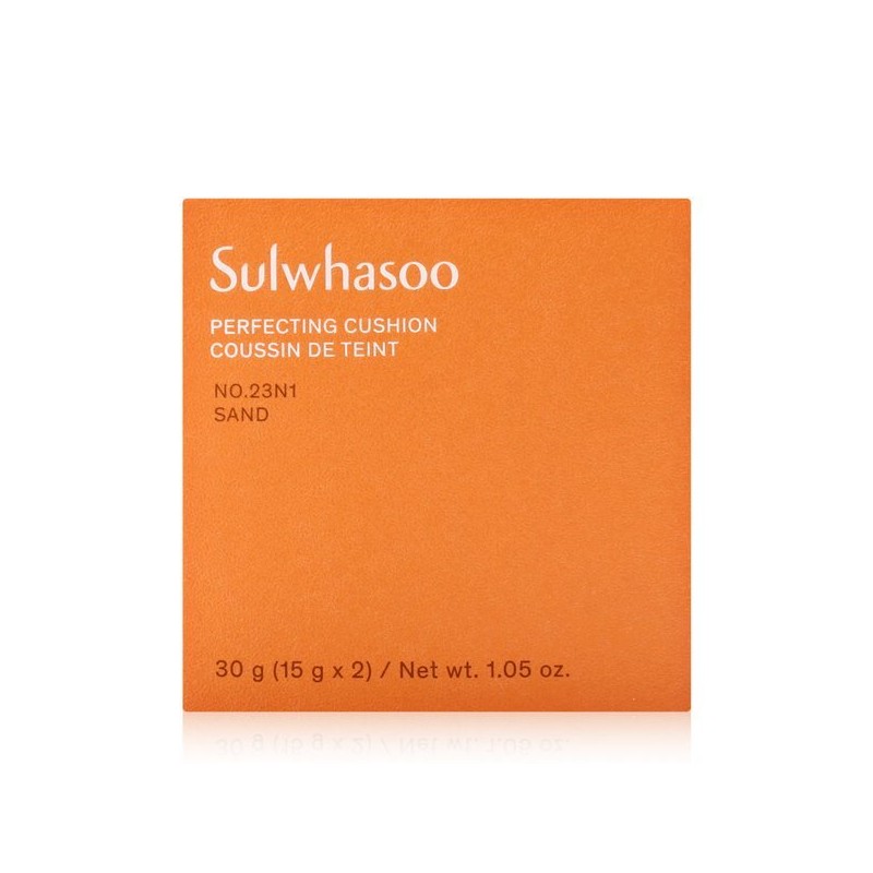 Sulwhasoo 설화수 퍼펙팅 세미매트 UV차단 쿠션 (본품+리필) Sulwhasoo Perfecting Semi-Matte