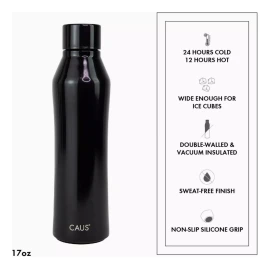 caus Termo Botella De Agua De Acero Inoxidable Con Tapa Usa