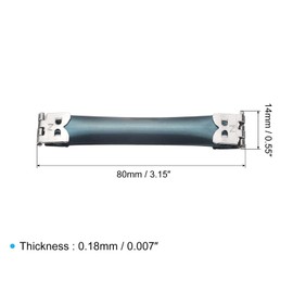 HARFINGTON Metal Internal Flex Frame - 30Pcs 80mm/3" Handbag Hinges Spring Clips for Coin Bag Sewing Purse Making DIY